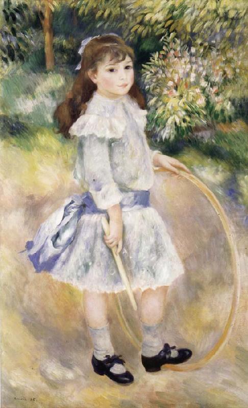 Pierre Renoir Girl with a Hoop china oil painting image